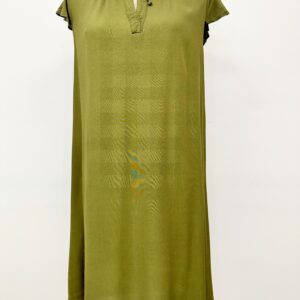 Vestido verde oliva Promod