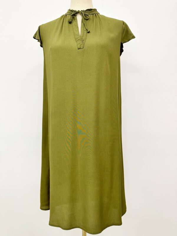 Vestido verde oliva Promod