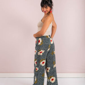 Pantalón floral vintage