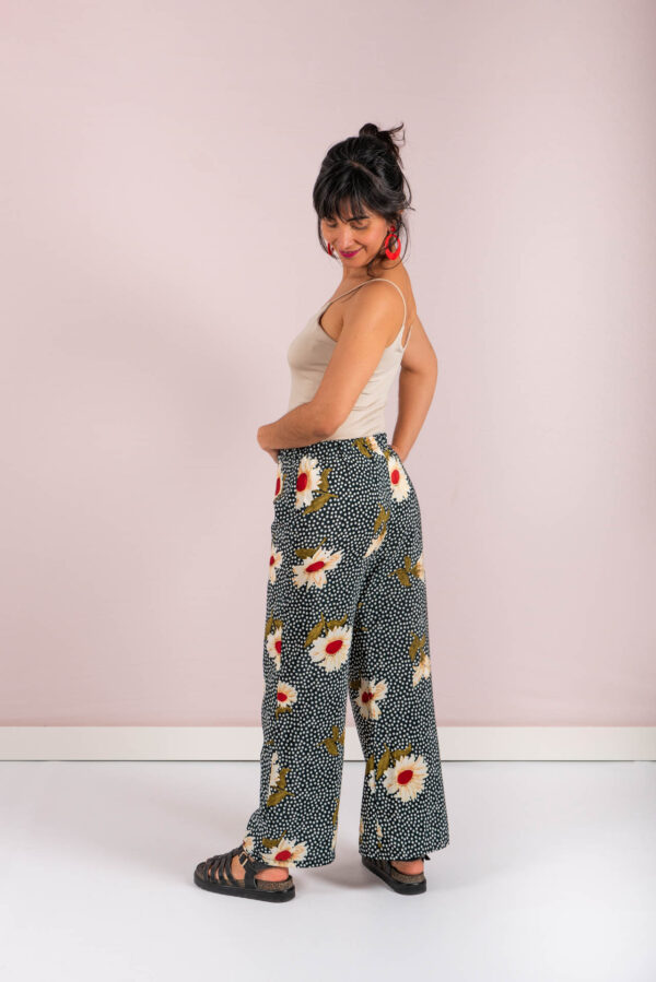 Pantalón floral vintage