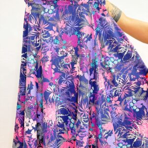 Falda midi floral