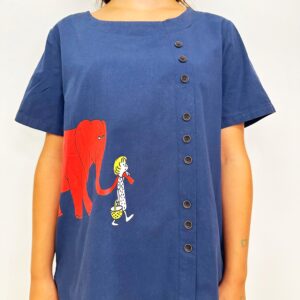 Blusa azul marino segunda mano