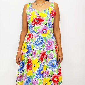 Vestido floral Nina Hazan